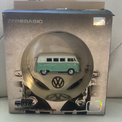 VW Bus USB 2.0 Drive 16gb Zero Basic Hi Speed Fits All Computers Lights Up