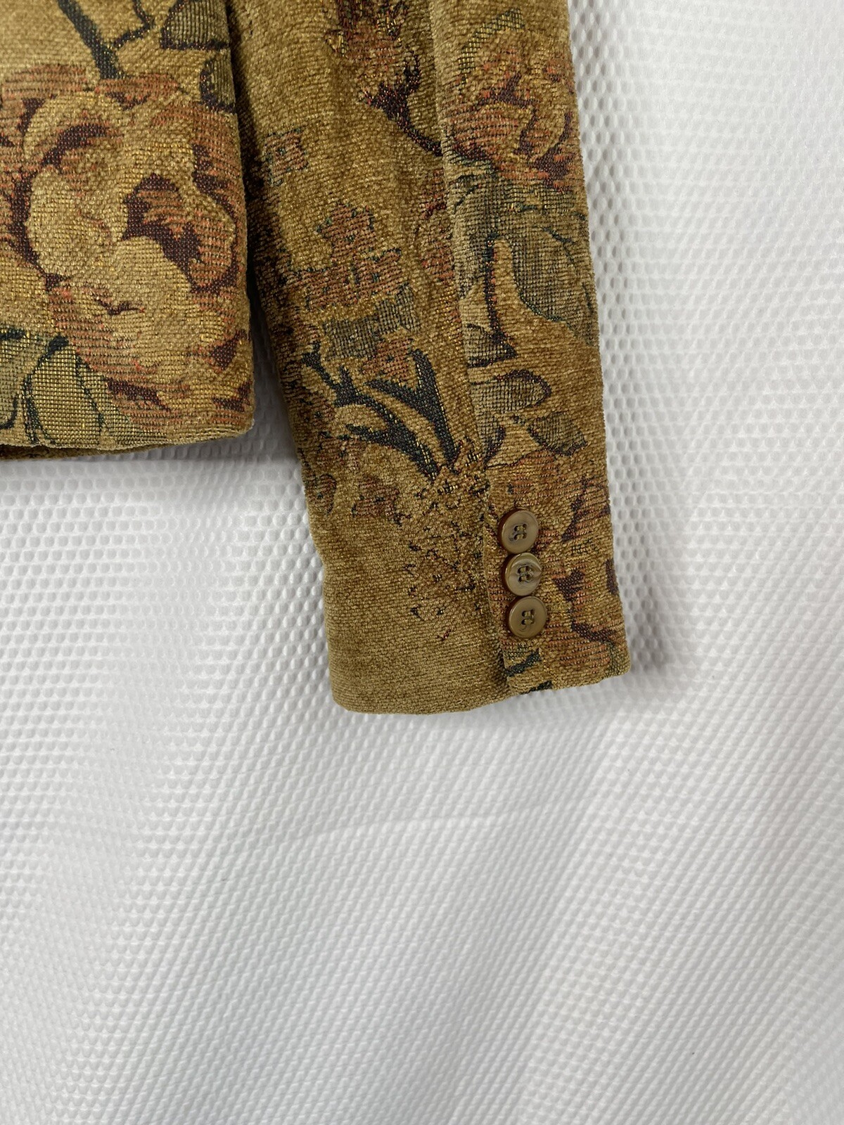 Grace Elements Floral Brocade Two Button Faux Poc… - image 5