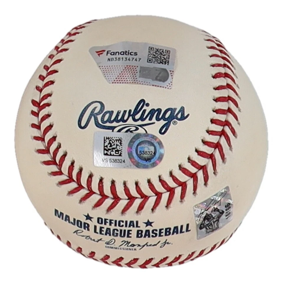 David Ortiz Signed OML Baseball (Fanatics, MLB & Ortiz)- Boston Red Sox CLUTCH - Image 2 of 2
