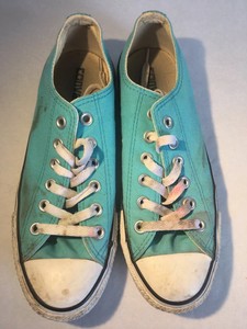 teal converse mens