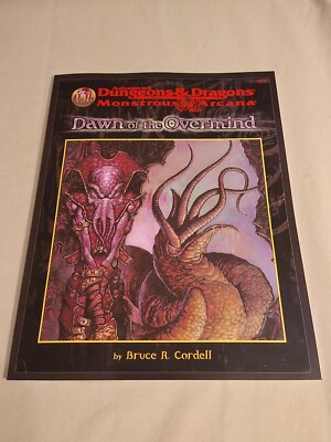 Advanced Dungeons and Dragons Reprint of Dawn Of The Overmind 
