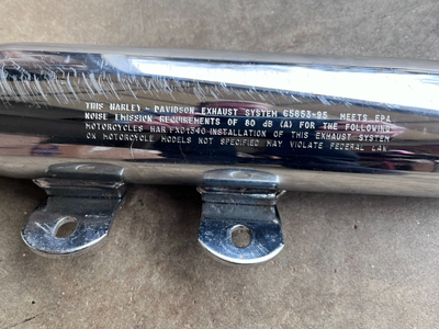 Harley Davidson Exhaust Muffler Chrome #65853-95 | eBay