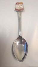 United Kingdom WREXHAM Chromium Plate England Collector Spoon 4 1/2"