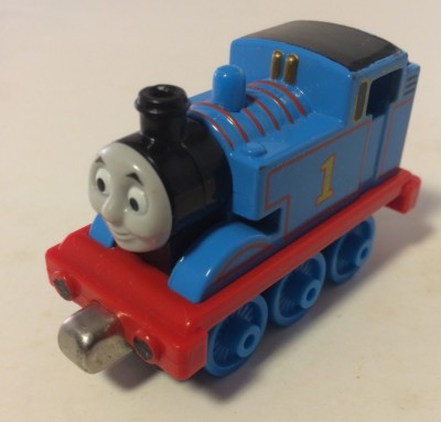 Thomas The Train Plastic 2012 Gullane Toy Blue Engine model G12A Mattel - RARE