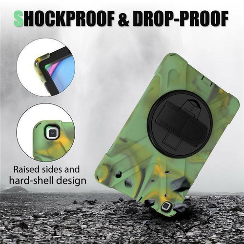 For Samsung Galaxy Tab A 8.0 10.1 10.5 S6 S7 Case Heavy Duty Armor Stand Cover - Picture 9 of 81
