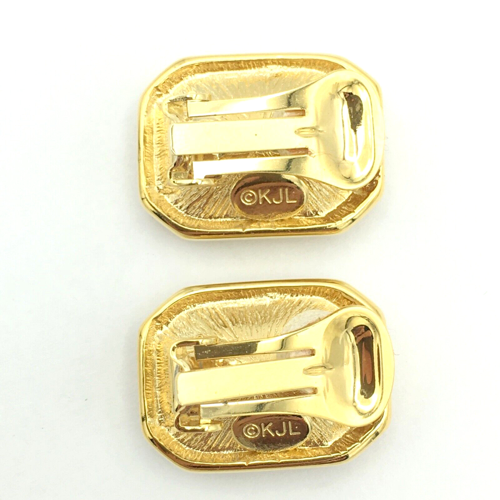 KENNETH JAY LANE multicolor rhinestone clip earri… - image 8