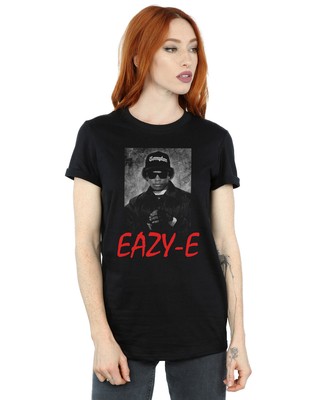 Eazy-E Women's Sunglasses Portrait Boyfriend Fit T-Shirt