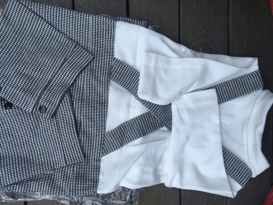 Kid Children Boys baby Gentleman Pageboy Wedding Bowtie Suits Romper Outfits Set - image 4 of 4