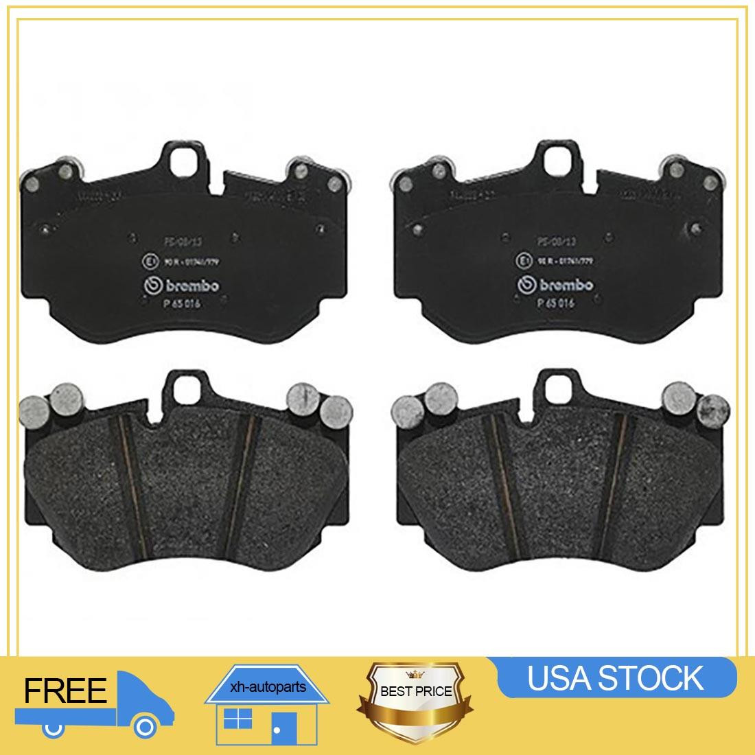 Brake Pads Metallic Pads Front Kit (4X) For 2012-2015 Audi R8 XH