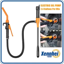Battery Powered Electric Fuel Transfer Pump Portable Gas Oil Liquid Pump