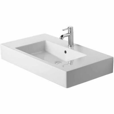 Duravit 329850000 0 - Furniture washbasin 85cm Vero white with OF, with TP, 1 T
