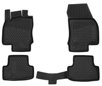 GummifußMatten FüR Seat Ateca Ab 2016- 3D Passform Hoher Rand Gummimatten Set