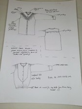 Costume drawing Doctor Who Missy s10 ep8 Art + signed coa Hayley Nebauer TV Prop