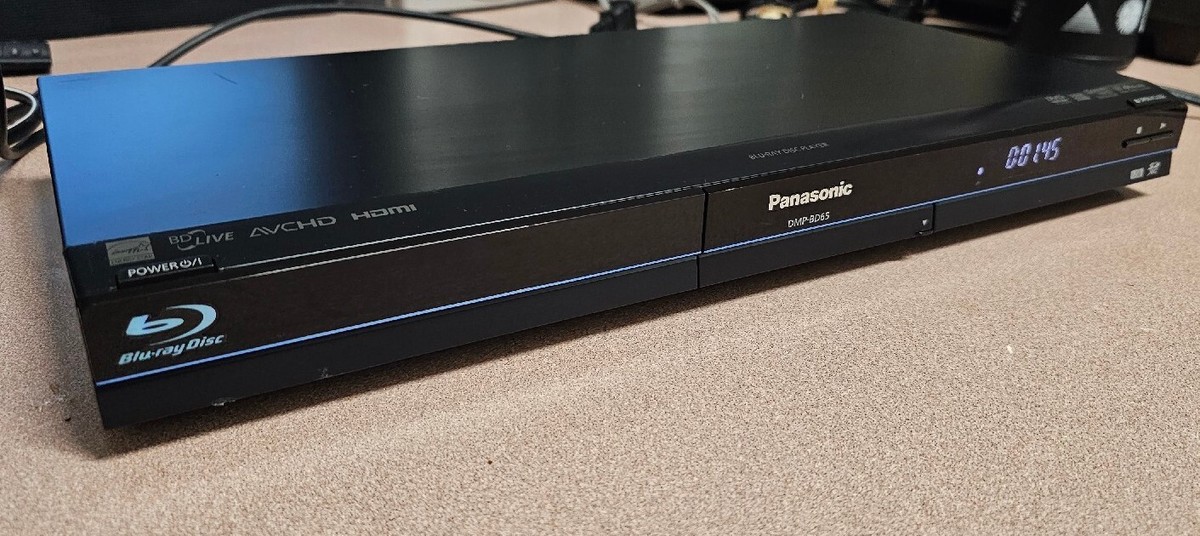 Panasonic Blu-Ray DVD Player DMP-BD65 HDMI 1080P Working No Remote