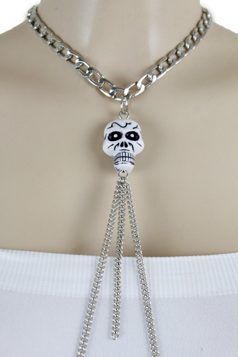 Cintura Scheletro Teschio Per Donna | Alwaystyle4you Oro Regolabile Maglie Halloween