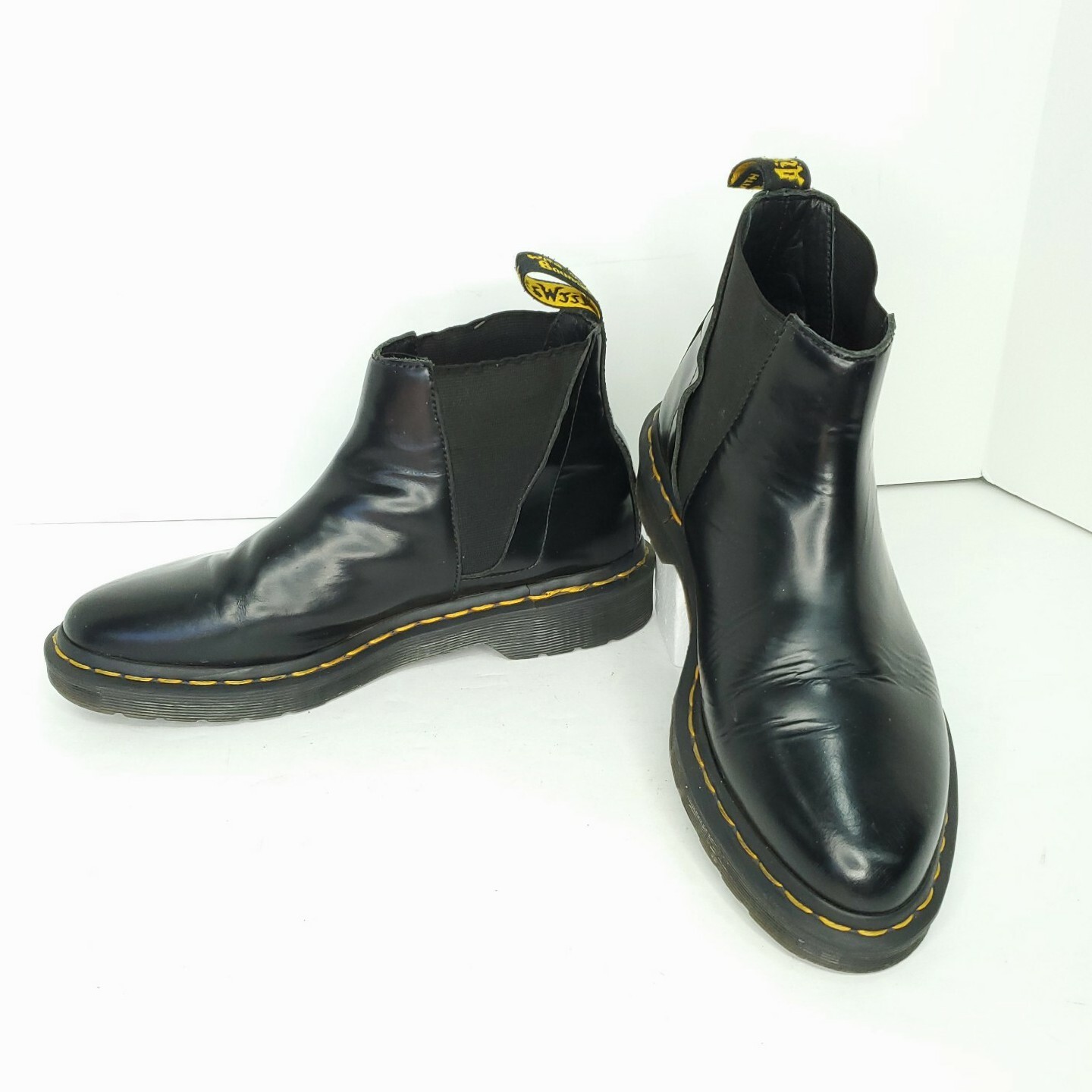 Dr Doc Martens Bianca Black Patent 