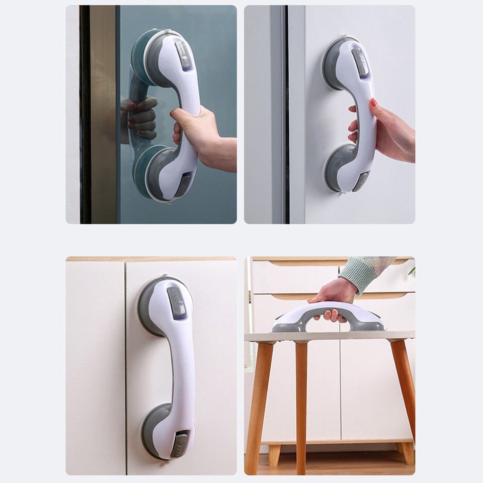 Reusable Bathroom Grab Bar Bathtub Handrails Heavy Duty Suction Cup for