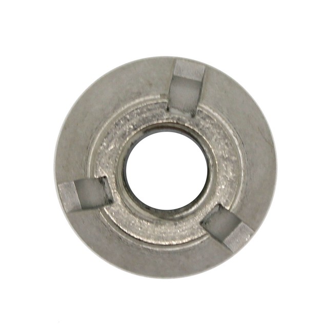 10mm M10x1.5 TGroove Tamper Proof Security Nut Stainless TriGroove