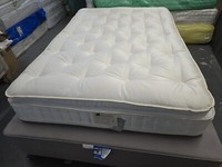 John Lewis Double Mattress Swaledale Pillowtop 6250 Natural 135 x 190cm FIRM
