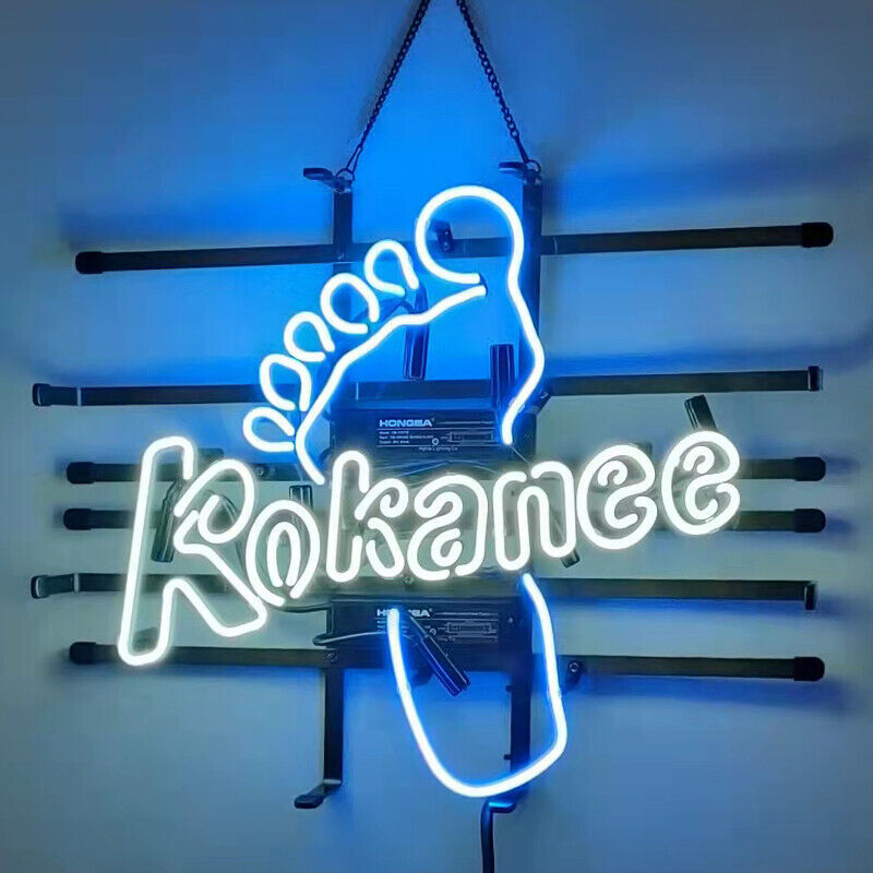Kokanee Glass Neon Sign Light 19"x15" Beer Bar Wall Decor Nightlight