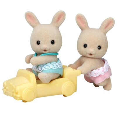 Sylvanian Families Doll Milk Rabbit Twins Baby set Calico Critters