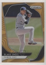 2020 Panini Prizm Tier III Neon Orange Prizm 18/100 Blake Snell #207 0a3