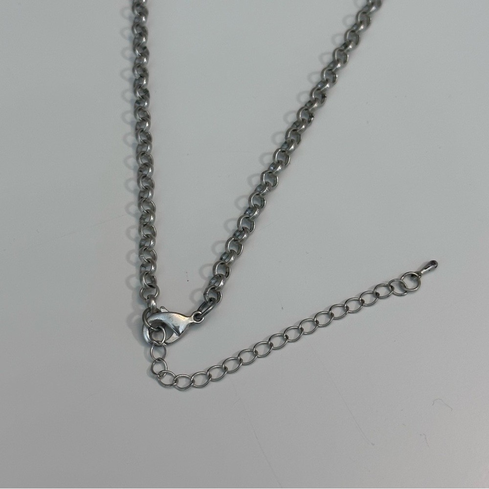 Gray statement necklace - image 4