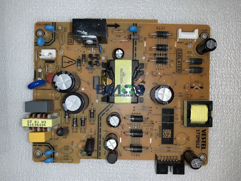 23321125 POWER SUPPLY FOR LUXOR LUX0140006/01 1907