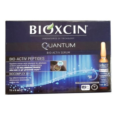 BIOXCIN QUANTUM Haarverdickendes Serum mit Peptiden & Biokomplex B11 , 15 x 6ml