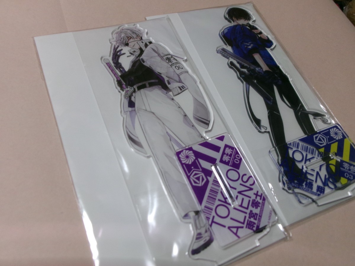 Tokyo Aliens big acrylic stand Sho Tenkubashi & Reiji Amemiya Set