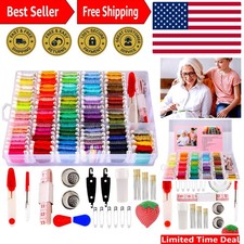 Multicolor Friendship Bracelet Kit with Organizer Box - Perfect Christmas Gift