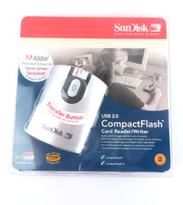 Sandisk USB 2.0 CompactFlash Card Reader/Writer with Button - SDDR-92-E15