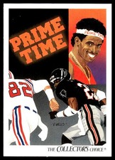 Deion Sanders 1991 Upper Deck #85 Falcons NFL READ FREE SHIPPING AutographDen