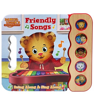 Daniel Tiger Friendly Songs: Children's 5-Button Song Book - Sing and Read w...