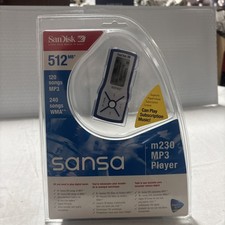 SanDisk Sansa m230 512MB MP3 Player Portable Media Player - New  Sealed