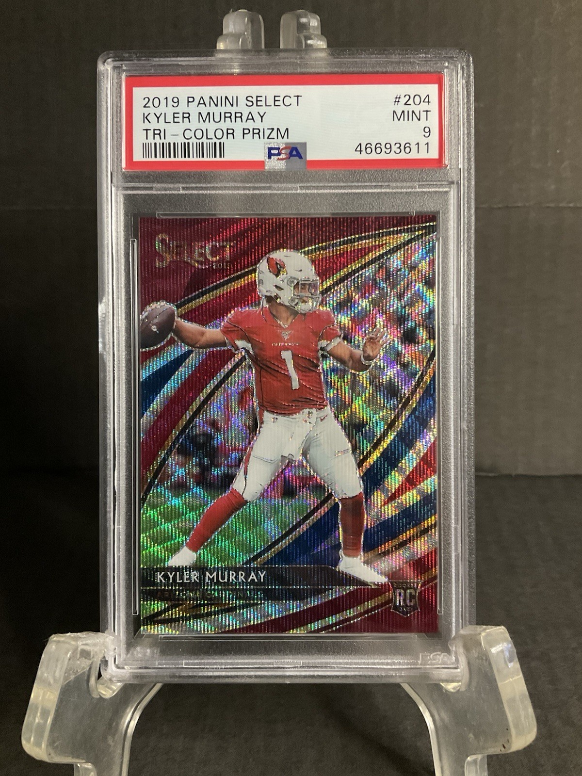 2019 Panini Select - Field Level Kyler Murray RC #204 Tri-Color Prizm /99 PSA 9