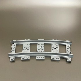 Lego 53400 Gray Curved Train Tracks Replacement Add-on Part Piece