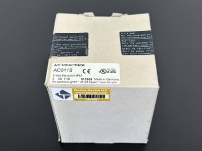 IFM AC011S AS-Interface E-Stop Key Switch IP67 Safety Switch New