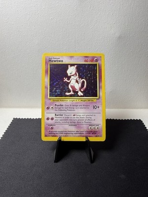 Pokemon TCG: Base Set Unlimited Mewtwo 10/102 Holo Rare MP | eBay