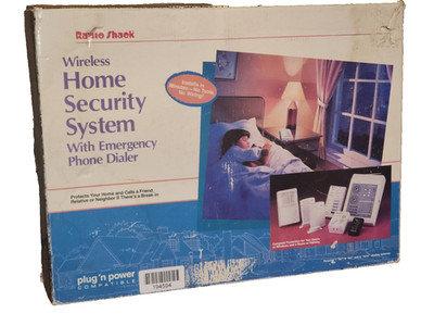 NEW Radio Shack Wireless Home Security System 49-2551A Plug 'n Power Phone Diale