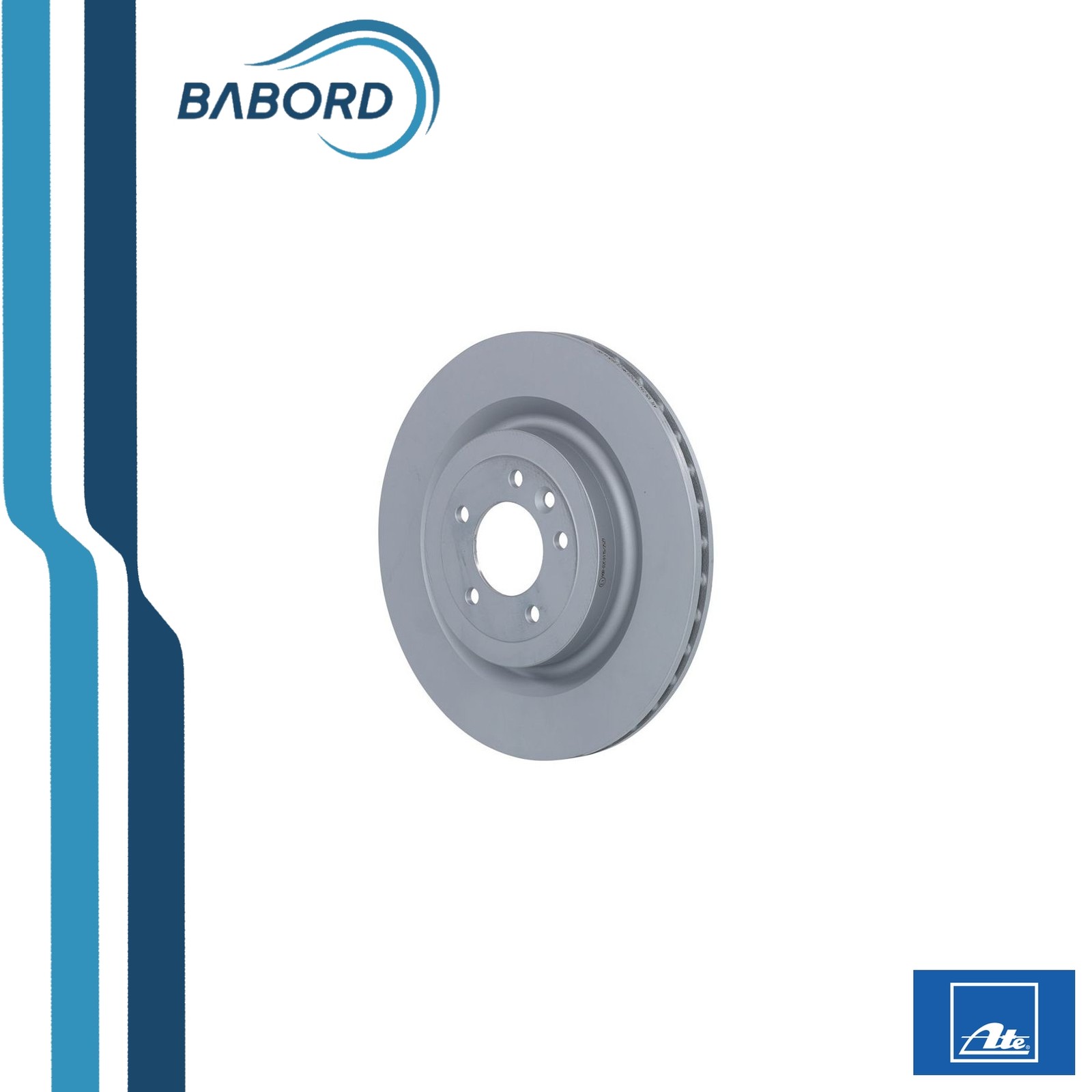 ATE 24.0125-0234.1 Disco freno ventilato, rivestito, legato /ad alto tenore di carbonio - Immagine 4