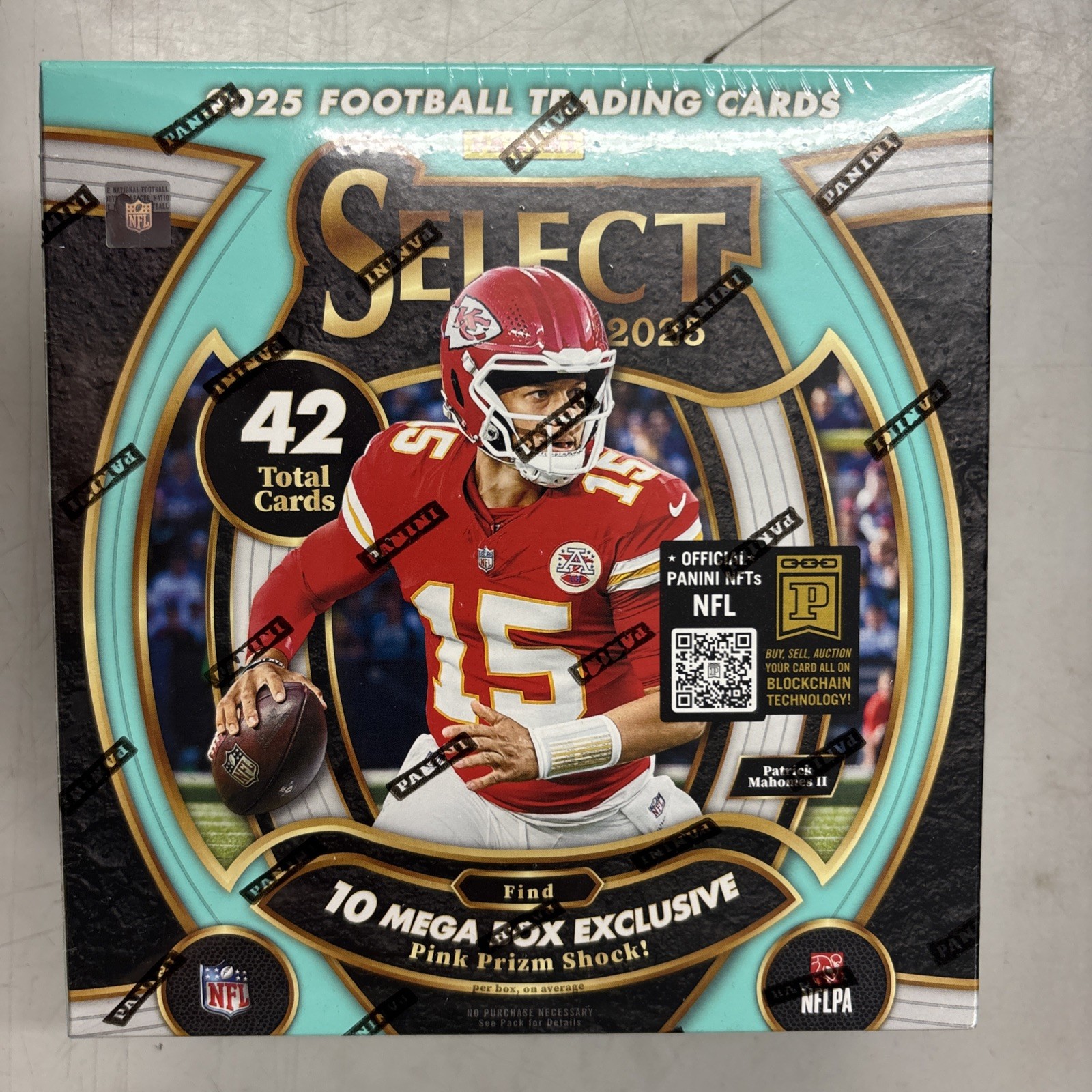 2025 Panini Select Football Mega Box Factory Sealed Pink Prizm Shock