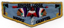 OA - Lodge 252 Siwinis - Wappo Chapter Flap F-1