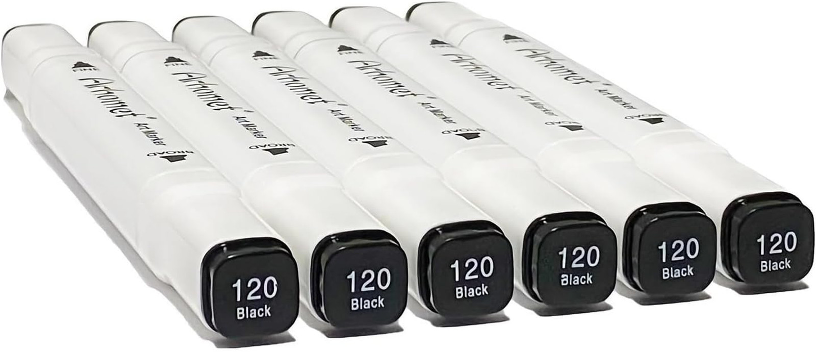 Set, Dual Tips Art Markers Drawing Sketched Double...