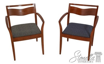 F60684: Pair KNOLL STUDIO Modern Design Armchairs