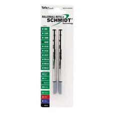 Schmidt Black Ink Cartridge Refill Pack 2 Medium Point Nib 1.0Mm