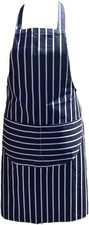 Professional Chef Apron with Double Pockets – 100%Cotton,Polyester Straps,Free🚚