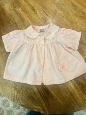 Toddle Tyke Vintage Baby girl pink dress L up yo 25 lbs