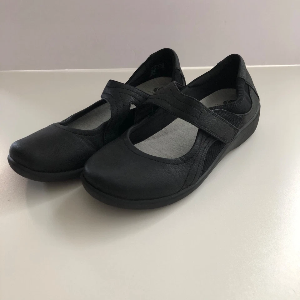 Clarks Cloud Steppers Sillian Bella Mary Jane Shoes Women’s Sz 9 Black Comfort - Image 2 of 4