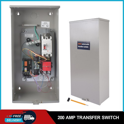 #ad #ad 200 Amp Single Phase Generator Automatic Transfer Switch Fits Generac RXSW200A3 $368.00